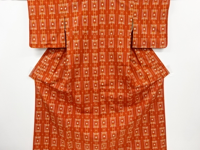 JAPANESE KIMONO / TSUMUGI / WOVEN STRIPE
